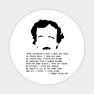 Edgar Allan Poe Magnet